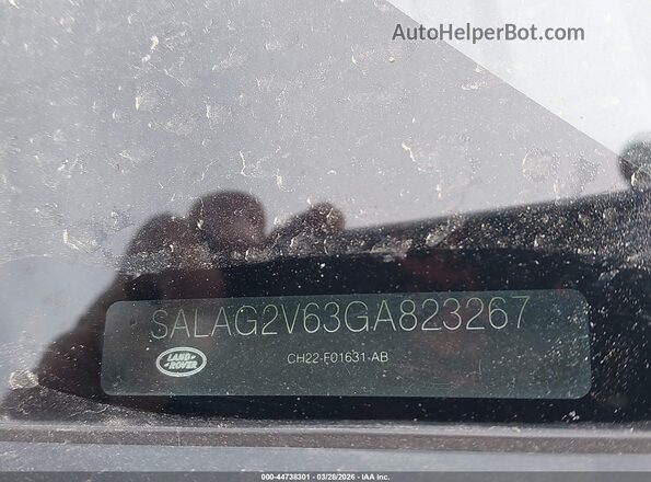 SALAG2V63GA823267 2016 LAND ROVER LR4 White Вид підкапотного простору