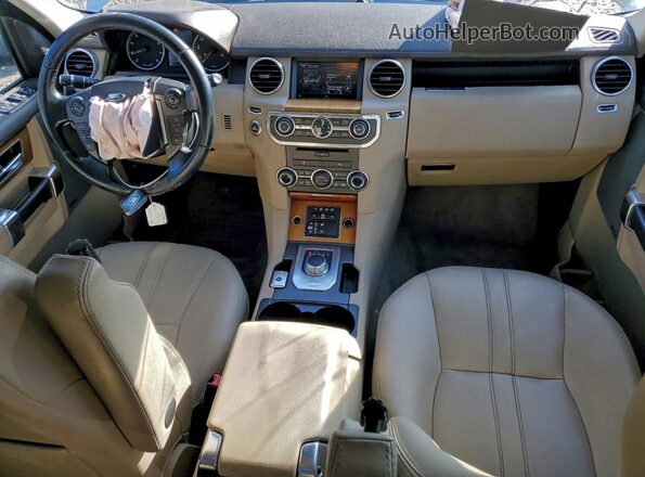 SALAG2V64GA816179 2016 LAND ROVER LR4 Серебряный Вид панели приборов