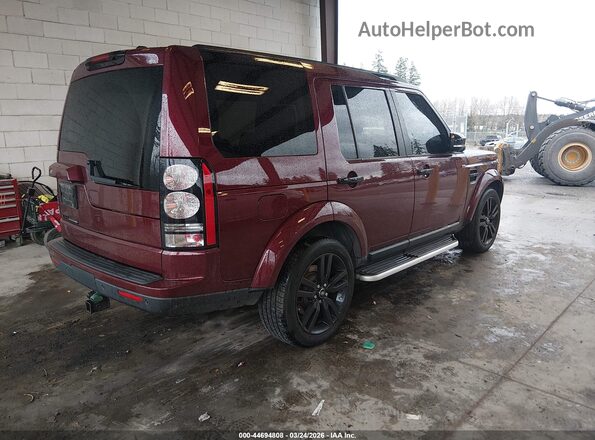 SALAG2V65GA844346 2016 LAND ROVER LR4 Maroon Tył prawy