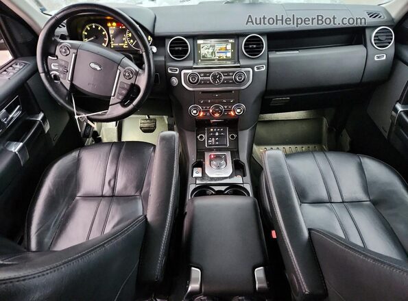 SALAG2V67GA786028 2016 LAND ROVER LR4 Black Widok deski rozdzielczej