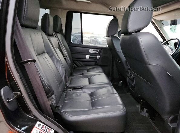 SALAG2V67GA786028 2016 LAND ROVER LR4 Black Widok wnętrza z tyłu
