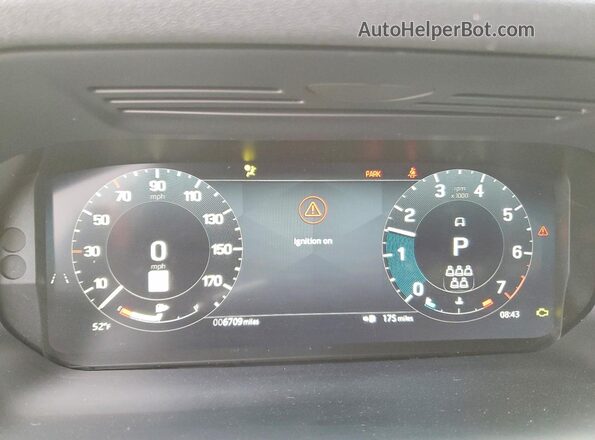 SALCJ2FX5RH350256 2024 LAND ROVER DISCOVERY Белый Вид щитка приборов
