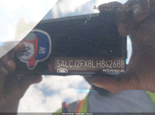 SALCJ2FX8LH842688 2020 LAND ROVER DISCOVERY SPORT Белый Вид подкапотного пространства