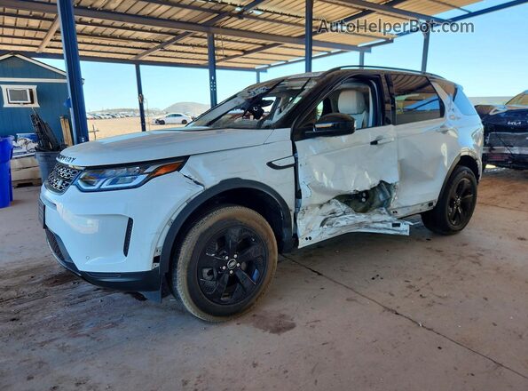 SALCJ2FXXLH879595 2020 LAND ROVER DISCOVERY Белый Передняя левая четверть