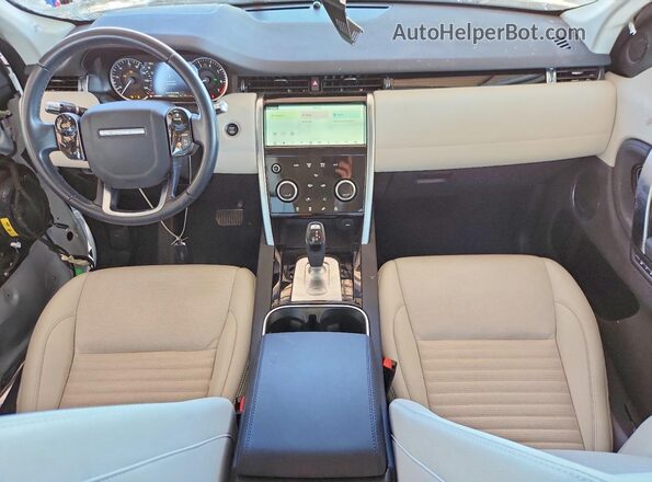 SALCJ2FXXLH879595 2020 LAND ROVER DISCOVERY Белый Вид панели приборов