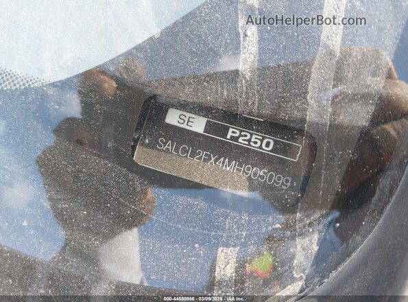 SALCL2FX4MH905099 2021 LAND ROVER DISCOVERY SPORT Silver Engine compartment view