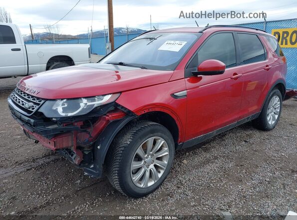 SALCP2BG3HH647271 2017 LAND ROVER DISCOVERY SPORT Красный Передняя левая четверть