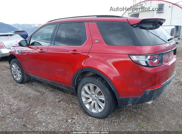 SALCP2BG3HH647271 2017 LAND ROVER DISCOVERY SPORT Красный Задняя левая четверть