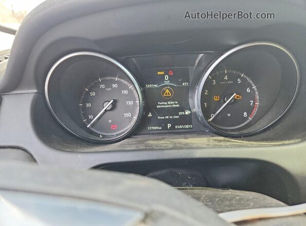 SALCP2BGXHH635814 2017 LAND ROVER DISCOVERY White Vista del cuadro de instrumentos