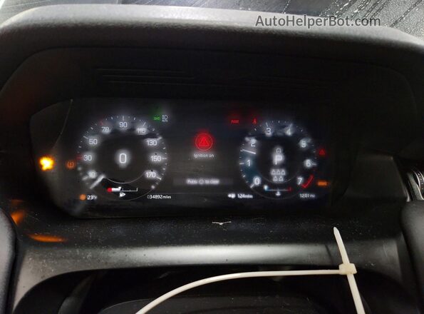 SALCP2FX4MH891340 2021 LAND ROVER DISCOVERY Серый Вид щитка приборов