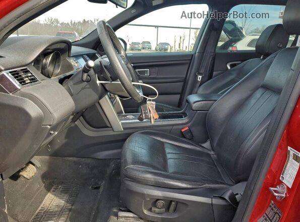 SALCP2FXXKH829504 2019 LAND ROVER DISCOVERY Красный Вид салона спереди