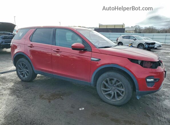 SALCP2FXXKH829504 2019 LAND ROVER DISCOVERY Красный Передняя правая четверть