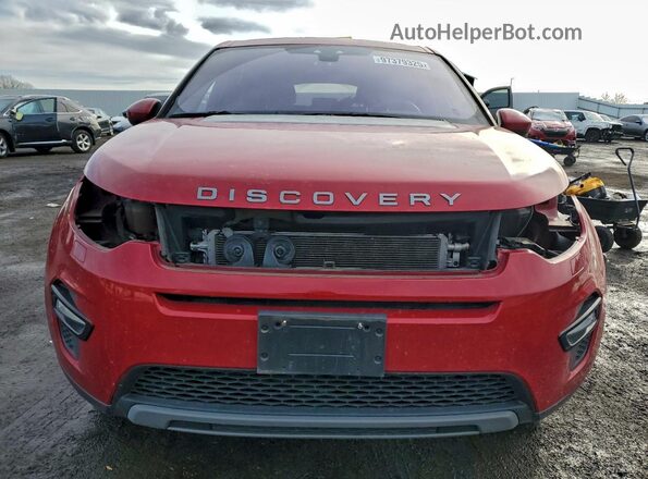 SALCP2FXXKH829504 2019 LAND ROVER DISCOVERY Красный Вид спереди