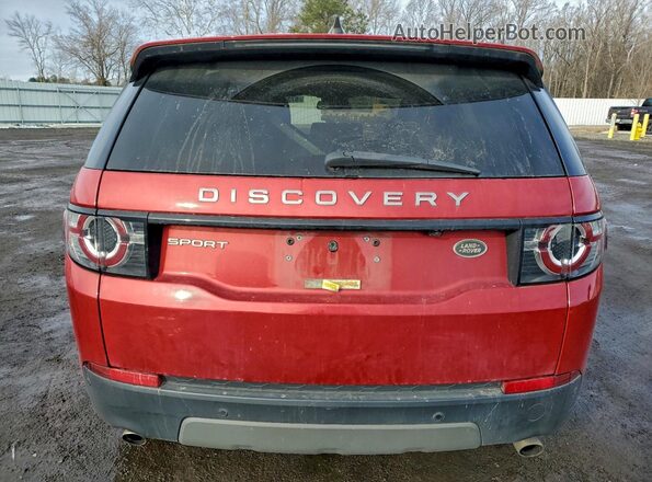 SALCP2FXXKH829504 2019 LAND ROVER DISCOVERY Красный Вид сзади
