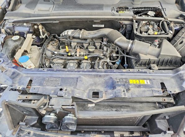 SALCR2BG9GH586419 2016 LAND ROVER DISCOVERY Синий Вид подкапотного пространства