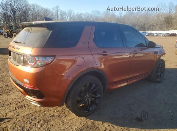 SALCR2SX4JH735262 2018 LAND ROVER DISCOVERY Оранжевый Задняя правая четверть