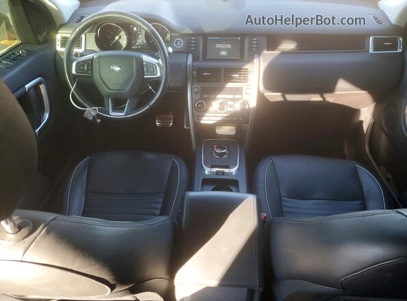 SALCR2SX4JH735262 2018 LAND ROVER DISCOVERY Оранжевый Вид панели приборов