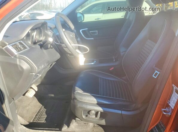 SALCR2SX4JH735262 2018 LAND ROVER DISCOVERY Оранжевый Вид салона спереди