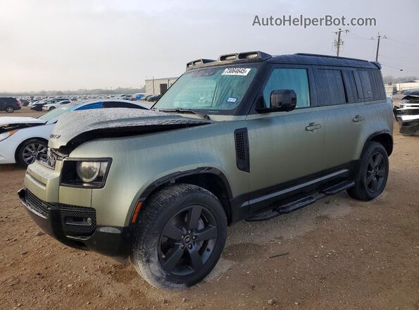 SALE27EU7P2191802 2023 LAND ROVER DEFENDER Зеленый Передняя левая четверть