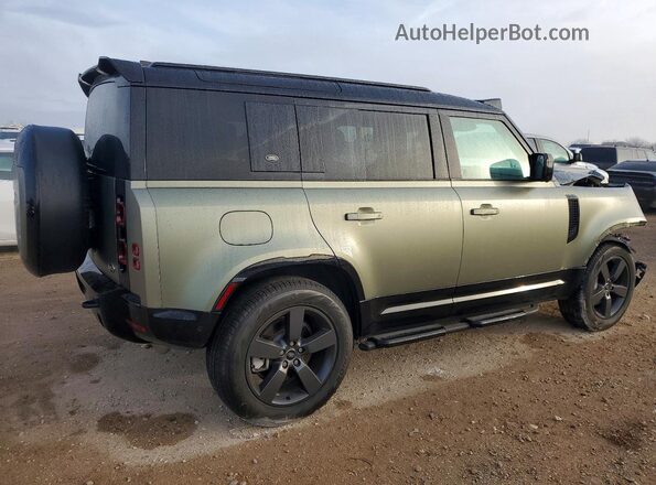 SALE27EU7P2191802 2023 LAND ROVER DEFENDER Зеленый Задняя правая четверть