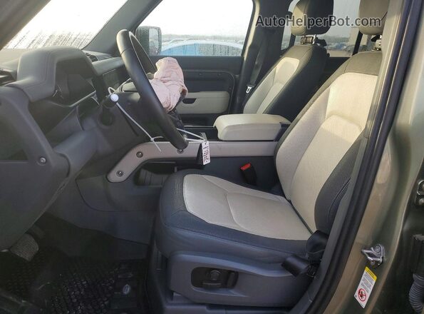 SALE27EU7P2191802 2023 LAND ROVER DEFENDER Зеленый Вид салона спереди