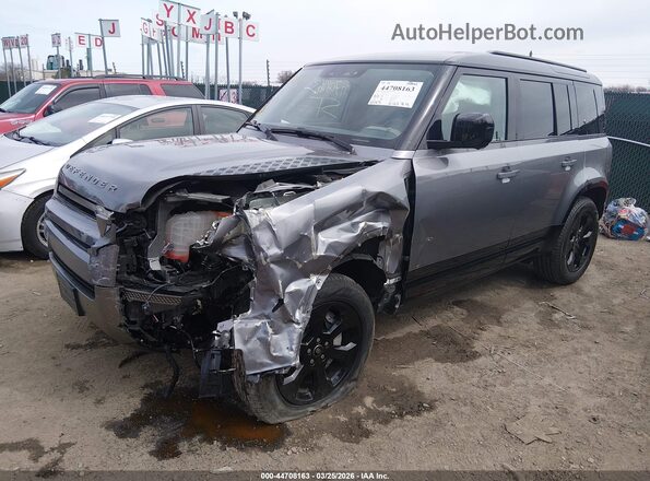 SALE27EU9P2114686 2023 LAND ROVER DEFENDER Серый Передняя левая четверть