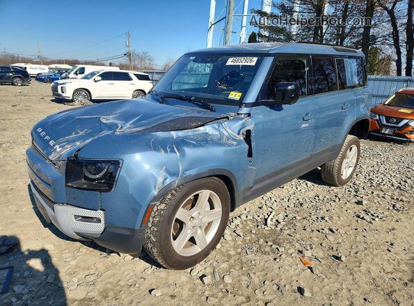 SALE97EU5L2018382 2020 LAND ROVER DEFENDER Синий Передняя левая четверть