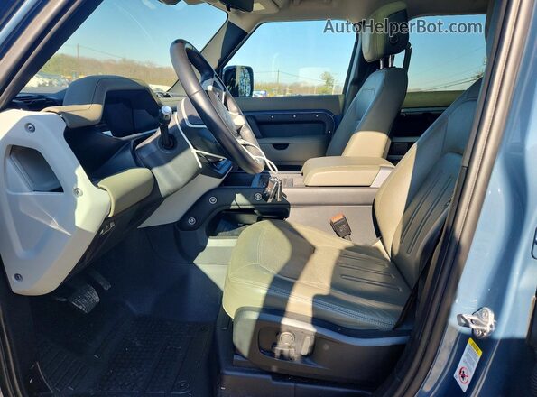 SALE97EU5L2018382 2020 LAND ROVER DEFENDER Синий Вид салона спереди