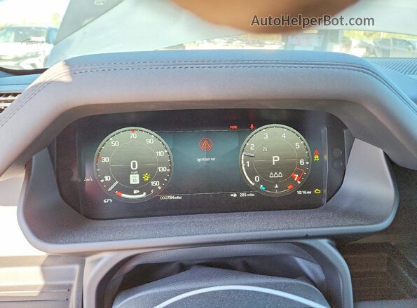 SALEJ7EX1T2500476 2026 LAND ROVER DEFENDER Blue Vista del cuadro de instrumentos