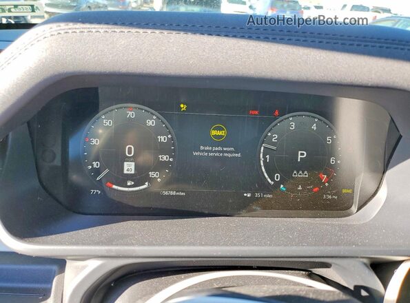 SALEJ7EX7P2190890 2023 LAND ROVER DEFENDER Silver Սարքավորումների վահանակի տեսք