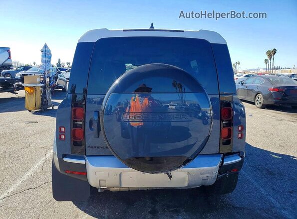SALEJ7EX9S2382806 2025 LAND ROVER DEFENDER Blue Вид ззаду