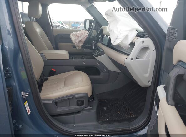 SALEJ7RX1M2035323 2021 LAND ROVER DEFENDER Синий Вид салона спереди
