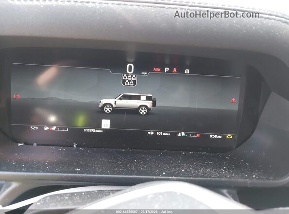 SALEJEEX7P2225450 2023 LAND ROVER DEFENDER Silver Widok tylnych siedzeń