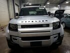 2023 Land Rover Defender 110 Se Silver vin: SALEP7EU3P2136507