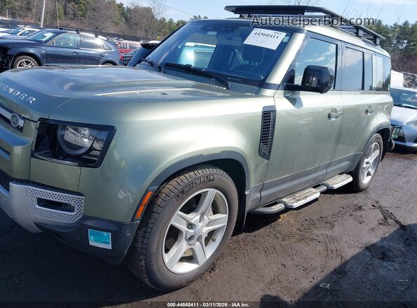 SALEP7RU8M2042225 2021 LAND ROVER DEFENDER Зеленый Передняя левая четверть