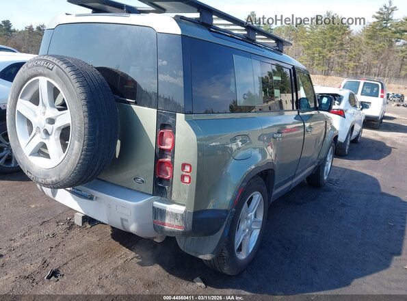 SALEP7RU8M2042225 2021 LAND ROVER DEFENDER Зеленый Задняя правая четверть