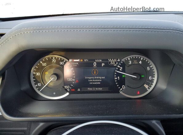 SALEPEEU4P2198485 2023 LAND ROVER DEFENDER White Սարքավորումների վահանակի տեսք