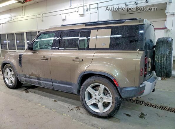 SALEPEEU7L2021794 2020 LAND ROVER DEFENDER Желто-коричневый Задняя левая четверть