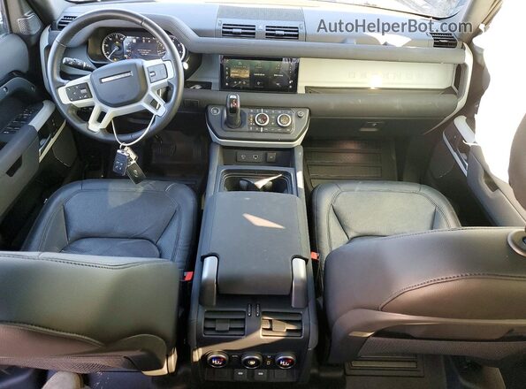 SALEPEEU8P2219435 2023 LAND ROVER DEFENDER Black წინა პანელის ხედი