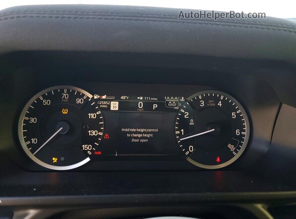 SALEPEEU8P2219435 2023 LAND ROVER DEFENDER Black ხელსაწყოთა პანელის ხედი
