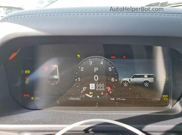 SALEPFEU6P2228558 2023 LAND ROVER DEFENDER Silver Vista del cuadro de instrumentos