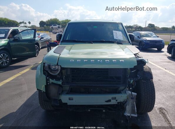SALEW6EU9P2178127 2023 LAND ROVER DEFENDER Green Widok wnętrza z tyłu