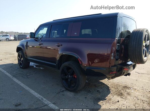 SALEXFEU6P2152663 2023 LAND ROVER DEFENDER Burgundy უკანა მარცხენა