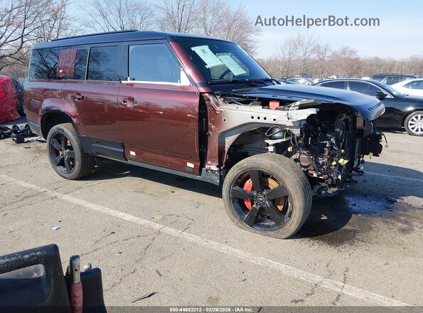 SALEXFEU6P2152663 2023 LAND ROVER DEFENDER Burgundy წინა მარჯვენა