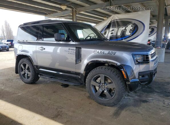 SALEY6RU4M2046604 2021 LAND ROVER DEFENDER Серый Передняя правая четверть