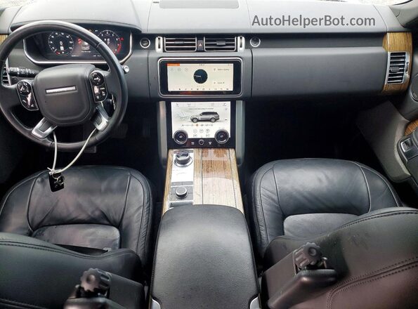 SALGR2RV0KA549900 2019 LAND ROVER RANGE Серый Вид панели приборов