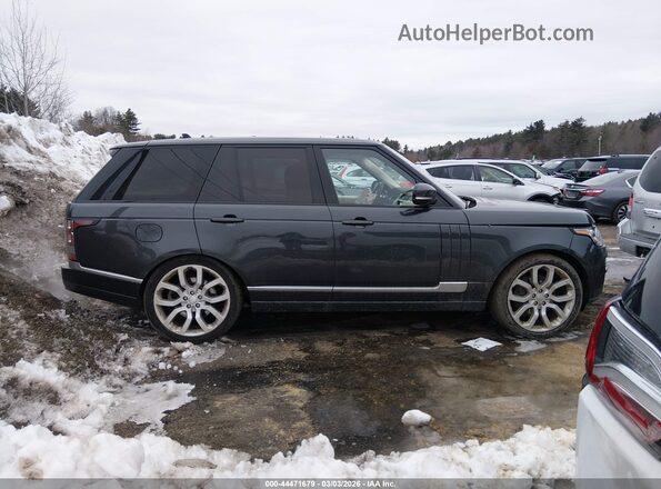 SALGS2EF0GA265547 2016 LAND ROVER RANGE ROVER Gray უკანა სალონის ხედი