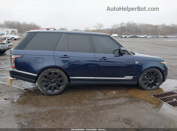 SALGS2EF2GA270863 2016 LAND ROVER RANGE ROVER Dark Blue Widok wnętrza z tyłu