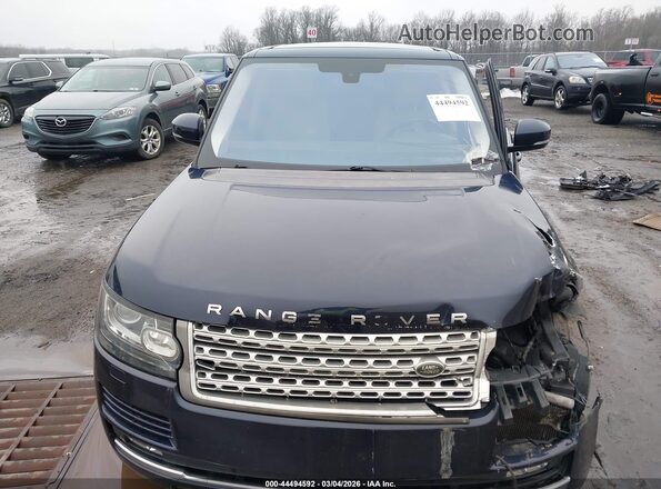 SALGS2EF2GA270863 2016 LAND ROVER RANGE ROVER Dark Blue Widok zestawu wskaźników