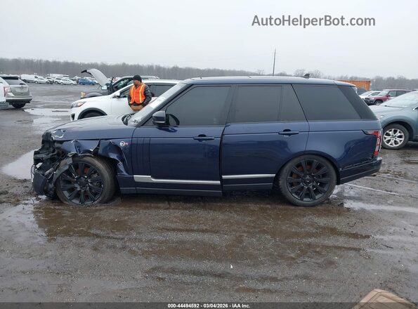 SALGS2EF2GA270863 2016 LAND ROVER RANGE ROVER Dark Blue Widok wnętrza 360 stopni
